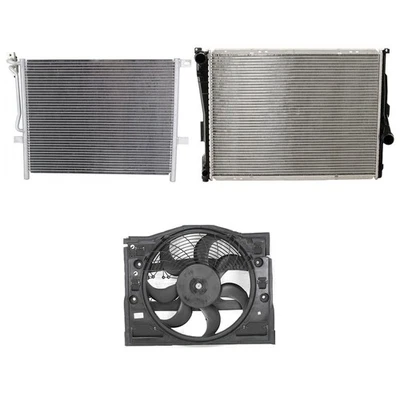 A/C AC Condenser for 330 325 320 328 323 E46 3 Series BMW 330Ci 325Ci E90 330i - Image 1 of 4