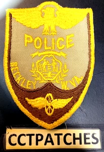 VINTAGE BECKLEY, WEST VIRGINIA POLICE SHOULDER PATCH WV - Picture 1 of 2