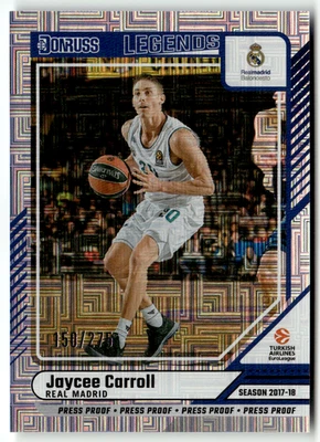2024-25 Donruss Euroleague Panini No. 1891 Jaycee Carroll Leyendas Mojo 150/275 - Imagen 1 de 2