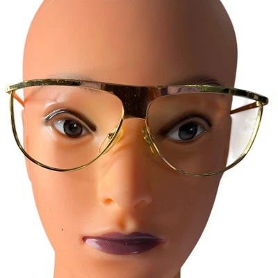 GIANFRANCO FERRE Gafas Vintage Dorado MARCOS SOLO GFF 21/N Hecho en Italia Foto 1 de 4