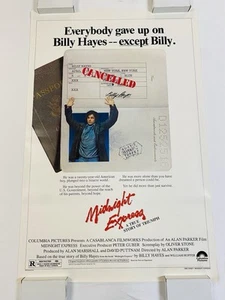 1978 MIDNIGHT EXPRESS ROLLED UNUSED ORIGINAL NSS 27x41 MOVIE POSTER OLIVER STONE - Picture 1 of 11