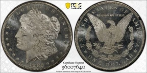 1882 CC Carson City Morgan Silver Dollar PCGS MS64PL GSA Hoard - Picture 1 of 21