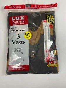 Lux Premium WESTE 100 % HERREN BAUMWOLLE UNTERWÄSCHE CLRS 3er Pack, GRATIS STIFT ENTHALTEN - Bild 1 von 14