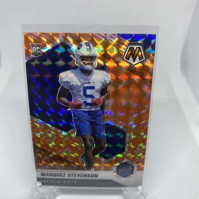 2021 Mosaic MARQUEZ STEVENSON Orange Reactive PRIZM RC Bills #390 - Image 1 of 2