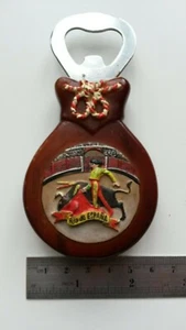 Flaschenöffner Stierkampf Matador aus Holz "Rdo de ESPANA" Magnet - Bild 1 von 3