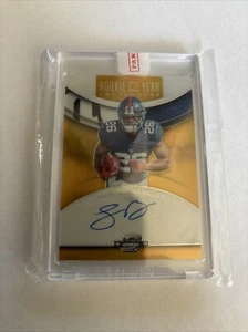 2018 Contenders Optic Saquon Barkley Rookie Of The Year RC AUTO Gold 7/10 - Picture 1 of 3
