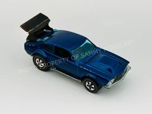 Hot Wheels Redline MIGHTY MAVERICK Blue HK Black Interior Very Nice !!! - Picture 1 of 6