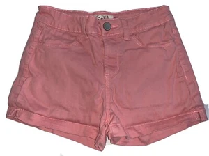 Kohls SO Juniors Sun Soft Chino Shorts Size 5 Peach Cotton Stretch Cuffed  NWOT - Picture 1 of 4