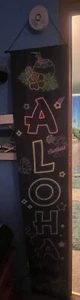 Aloha und Willkommen Banner, Sommerdeko. Tiki Bar Deko - Bild 1 von 2