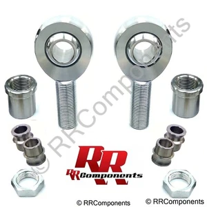 (LH) 5/8-18 x 3/8 Bore with Misalignment Spacers Chromoly heim Fits 3/4 ID Hole - Picture 1 of 4
