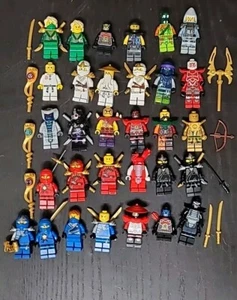 Lego Minifigure Ninjago Lloyd Jay Cole Kozu Fangdam Cryptor Zane Incomplete - Picture 1 of 14