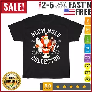 Blow Mold Collector Light It Up Christmas Halloween Vintage T Shirt Men Women - Picture 1 of 9