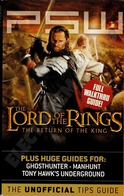 PSW THE LORD OF THE RINGS THE RETURN OF THE KING FULL WALKTHRU GUIDE GHOSTHUNTER - Image 1 of 2
