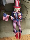 Cynthia Rowley 4th of July Patriotic American Elf Fairy Doll 16in Shelf Sitter