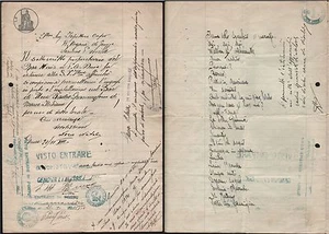 LICENZA PER INSTALLARE RADIOGRAMMOFONO BACCHINI IN UN BAR 1935-L2325 - Imagen 1 de 1