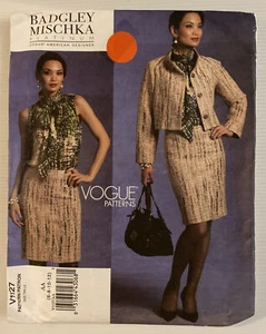 Vogue V1127 Vintage Sewing Pattern Sizes: 6-8-10-12 Badgley Mischka Suit Blouse - Picture 1 of 9