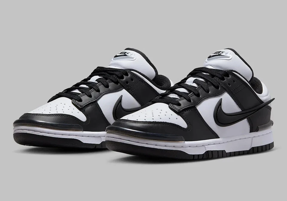 Nike Dunk Zapatos Low Twist 'Panda' Negro Blanco DZ2794-001 Para Mujer Tallas Nuevos Foto 1 de 4