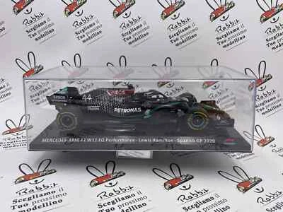 DIE CAST 1/24 " MERCEDES-AMG F1 W11 EQ PERFORMECE LEWIS HAMILTON SPANISH GP 2... - Immagine 1 di 2