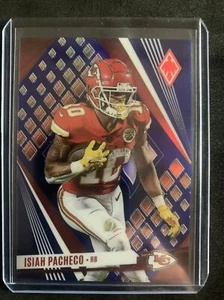 2023 Panini Phoenix Isiah Pacheco Blue Refractor /25 - Bild 1 von 3