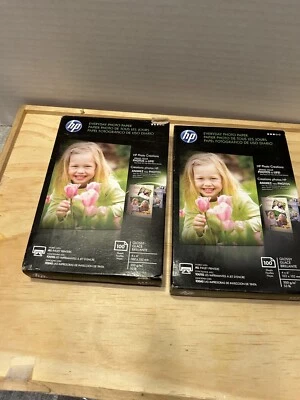 HP Photo Paper Glossy 1 New  Everyday Inkjet Paper Lot CR759A * 1 Open Box - Image 1 of 4