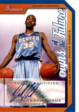 2005-06 Bowman Signs of the Future Julius Hodge Auto Denver Nuggets #SOF-JH