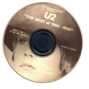 Rare U2 The Best of 1980-1990 Album Network Lewis Largent 2 CDR Nov 11-15 1998 - Imagen 1 de 2