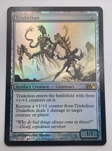 MTG Triskelion Magic 2011 FOIL Near Mint Never Played NM-M w/ Sleeve - Picture 1 of 2