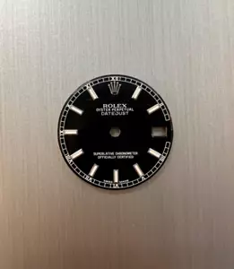 Original Black Dial For Rolex Datejust 31mm - Quadrante Cal. 2235 - Imagen 1 de 3
