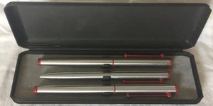 Dreiteiliges Schreibset Patronenfüller + Kugelschreiber + Tintenstift ohne Marke - Picture 1 of 3