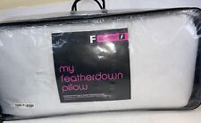 Bloomingdale's My Featherdown Pillow Medium Firm Density 20x36