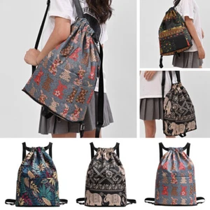 Rucksack mit Kordelzug Faltbar Yoga-Tasche Sportbeutel Reisen Wasserdicht ▲ R4O1 - Picture 1 of 29