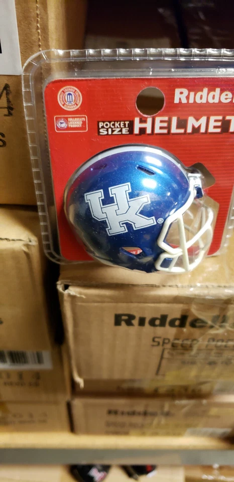 KENTUCKY WILDCATS SPEED NEW CLAMSHELL POCKET PRO HELMET RIDDELL  - Image 1 of 1