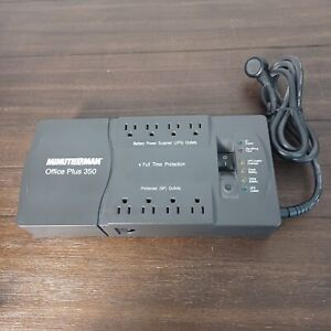 Minuteman UPS Office Plus 350 Power Strip Surge Protector BX030L080A TESTED