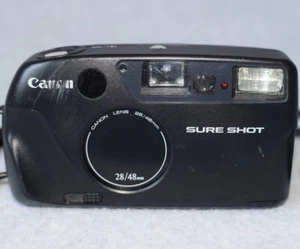 Canon Sure Shot 28/48mm Lens w/ Neck Strap - Picture 1 of 11
