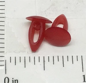 Pair Tonka Plastic Red Push In Tail Lights Toy Part TKP-167 - Picture 1 of 1