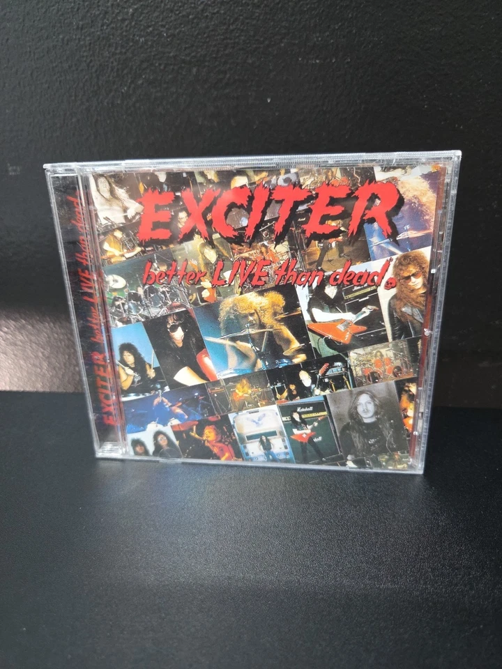Exciter Better Live Than Dead Cd 1993 OG UK Press Bleeding Hearts EX OOP RARE Foto 1 de 4