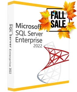 Microsoft SQL Server 2022 Enterprise with 48 Core License, unlimited User CALs - Picture 1 of 3