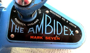 J W YOUNG THE AMBIDEX Mark Seven FIXED SPOOL REEL. A1 Fully Functional Condition - Picture 1 of 9
