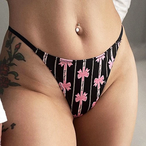 3 Pack Lot Sexy Womens Thongs Panties G string Briefs Bikini Underwear Lingereis - Image 1 of 4