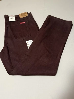 NWT Dickies Men’s Regular Fit Jeans 38x30 Brown Workwear Duck Canvas Pants - Image 1 of 4