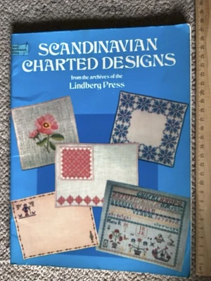 Scandinavian Charted Designs Cross Stitch & Needlepoint Patterns Lindberg Press - image 1 of 4