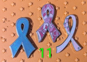 Lote de 3 prendedores de solapa de cinta rosa concientización sobre el cáncer de mama 11 - Imagen 1 de 1