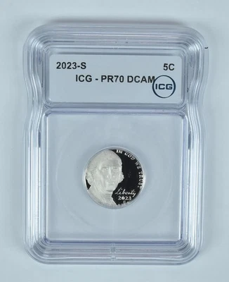 2023-S Jefferson Nickel PR70 DCAM ICG *7329 - Image 1 of 4