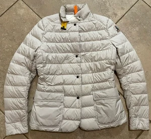 Parajumpers Women’s Alisee Puffer Jacket Stone Sz Small Super Lightweight Down - Picture 1 of 22