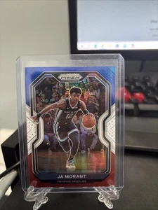 2020-21 Panini Prizm Rosso Bianco e Blu Prizm Ja Morant #115 - Foto 1 di 2