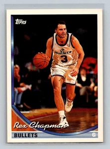1993-94 Topps #323 Rex Chapman Washington Bullets Basketball Card - Picture 1 of 2