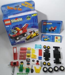 Lego 6468 Town Jr Wrecker Tow-n-Go Value Pack - 48 Pieces - Complete Box Instr