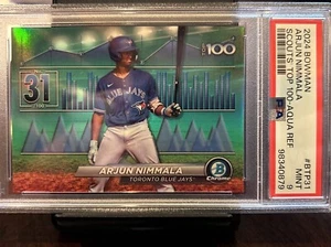 Bowman Arjun Nimmala Scouts Top 100 Aqua Refractor RC BTP31 PSA 9 2024 como nuevo/125 - Imagen 1 de 4