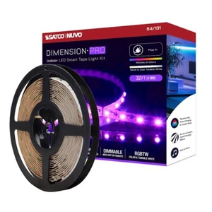 Nuvo Lighting Pro Tape 32' Hi RGB/Tunable WH Plug Starfish IOT IR - 64-131 - Picture 1 of 1