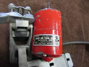 Vintage Snap-on AT-1 ELECTRIC MOTOR WITH BRAINTREE TOOL UNDERCUTTER - Picture 1 of 13